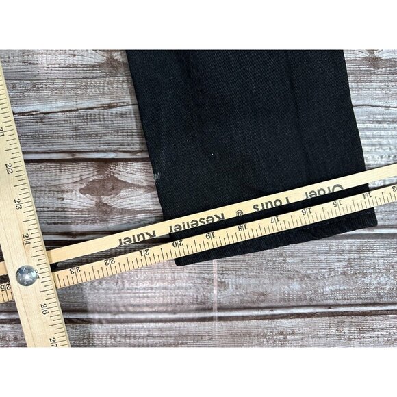 Syoaiya Selvedge Denim Button Fly jeans color mediun wash blck Size 31 Fits 29" - Picture 6 of 8